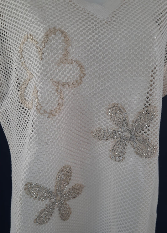 Top Filet Fleurs