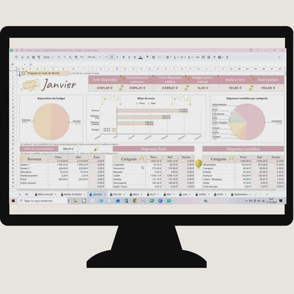 Budget Mensuel Simple – Google Sheets